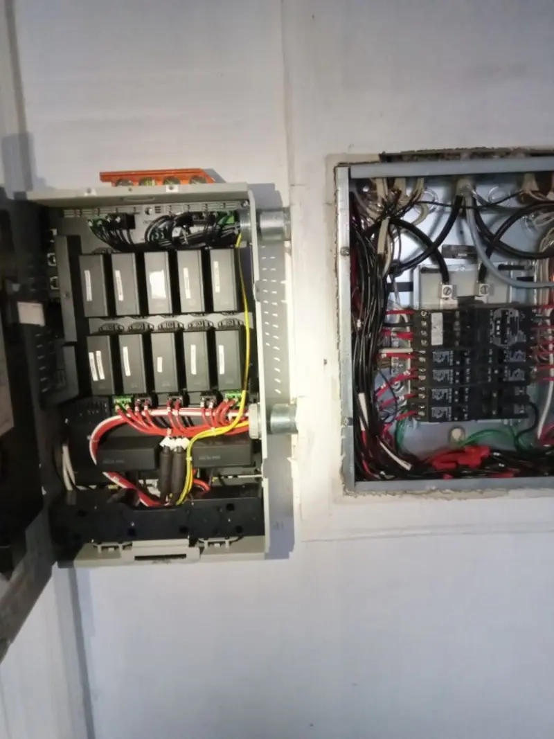 Electrical panel upgrade completed for Indoor Lighting Installation in White Rock
